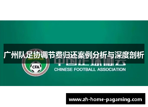 广州队足协调节费归还案例分析与深度剖析