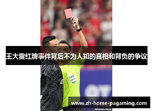 王大雷红牌事件背后不为人知的真相和背负的争议